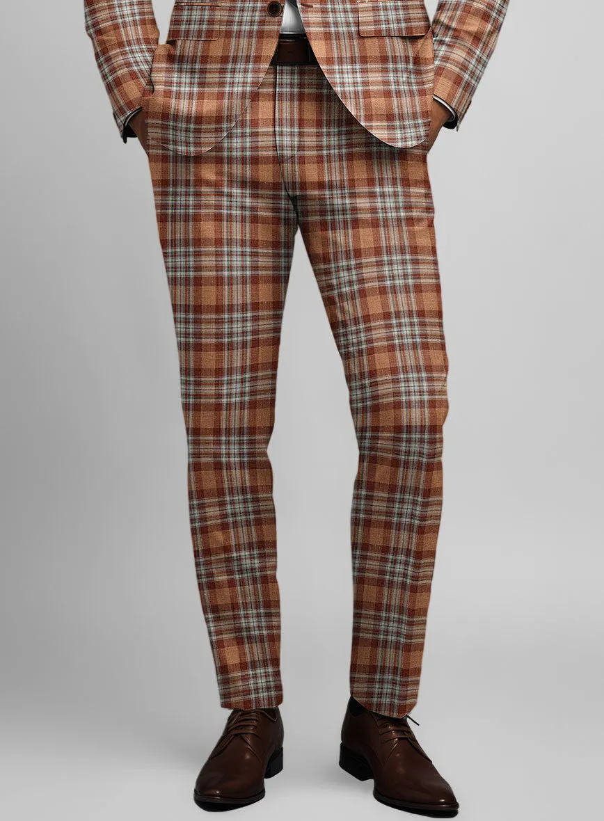 Loro Piana Gianluca Wool Silk Linen Pants