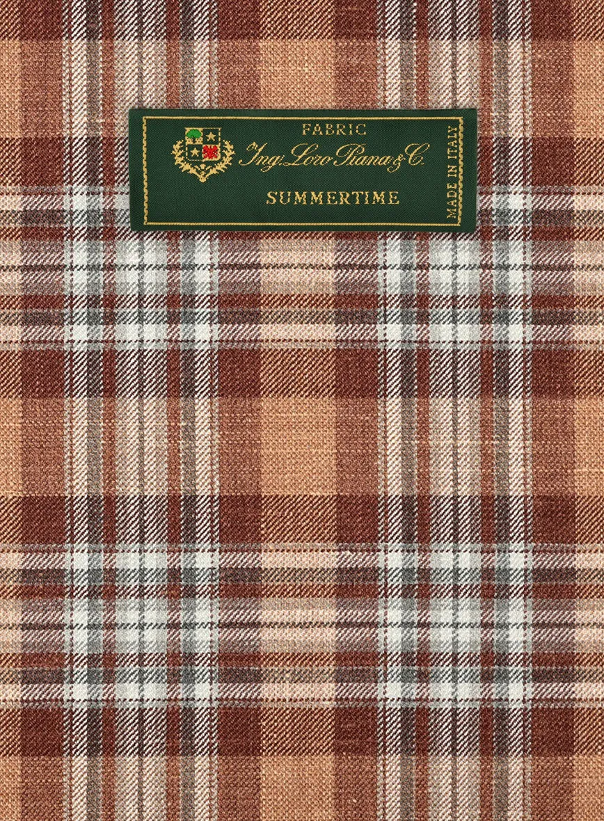 Loro Piana Gianluca Wool Silk Linen Pants