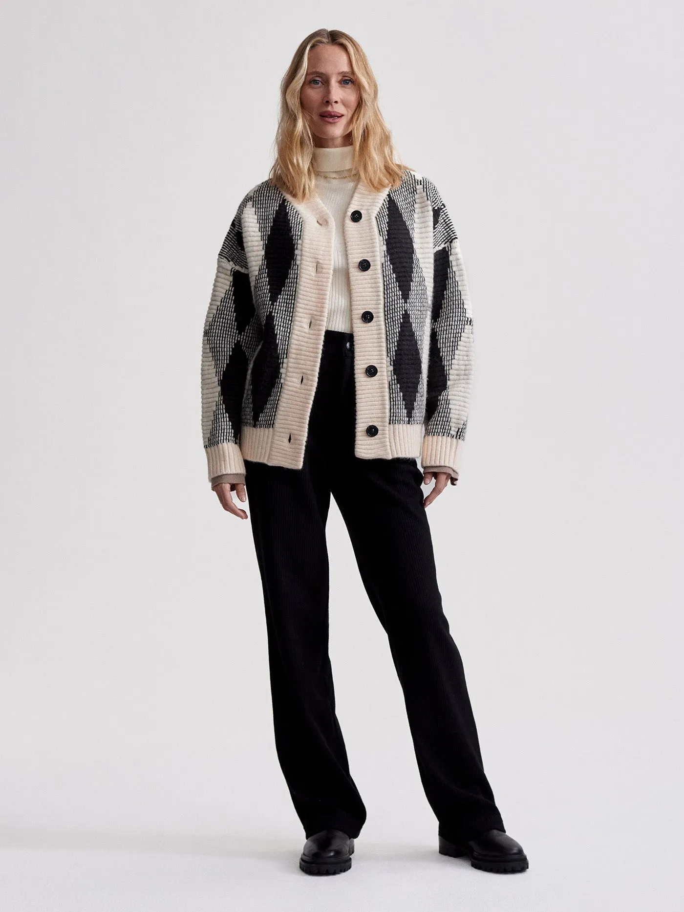 Nancy Jacquard Knit Jacket