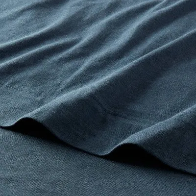 New - Full Cotton Jersey Sheet Set Teal Heather - Threshold