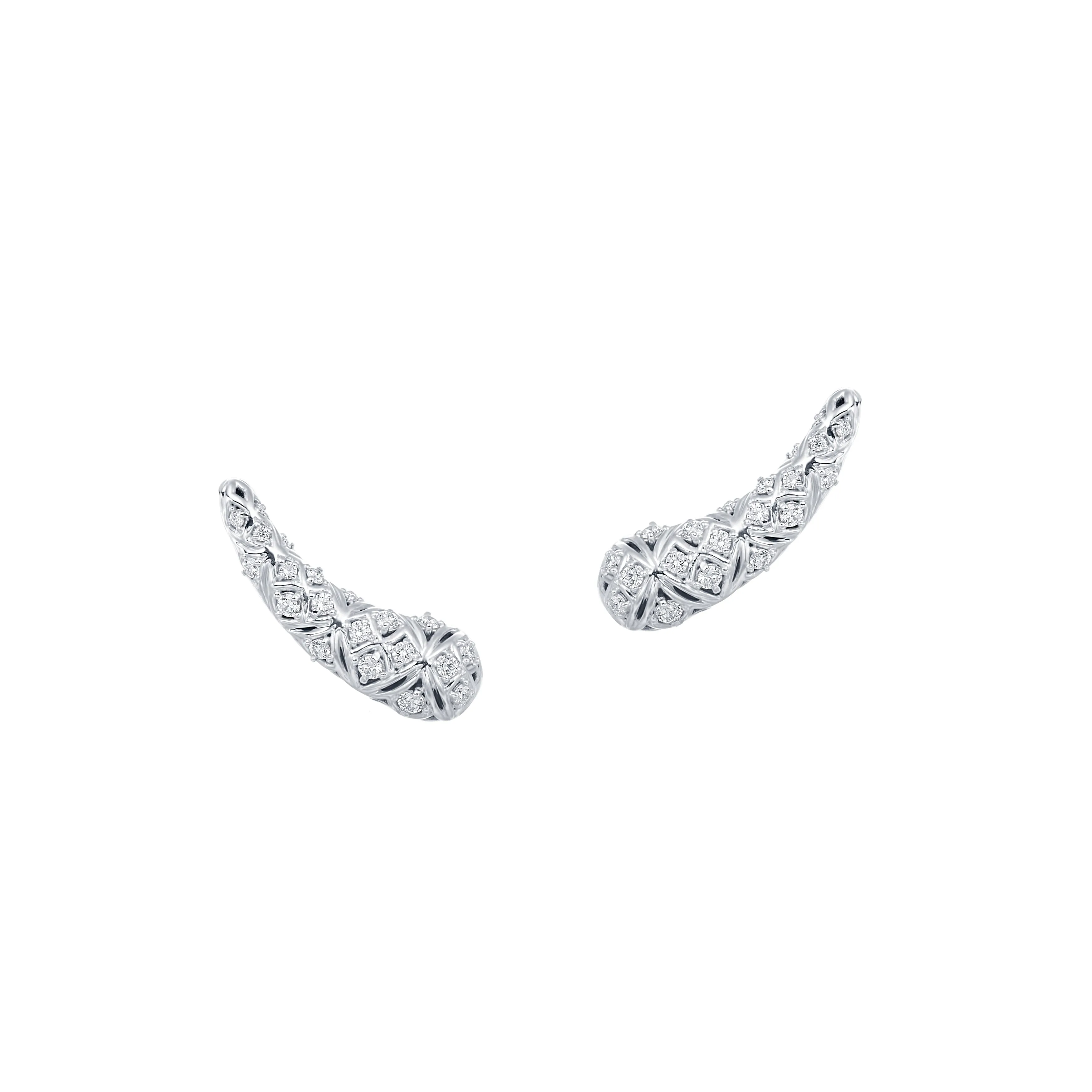 "Porta" Intertwined Drop Earrings