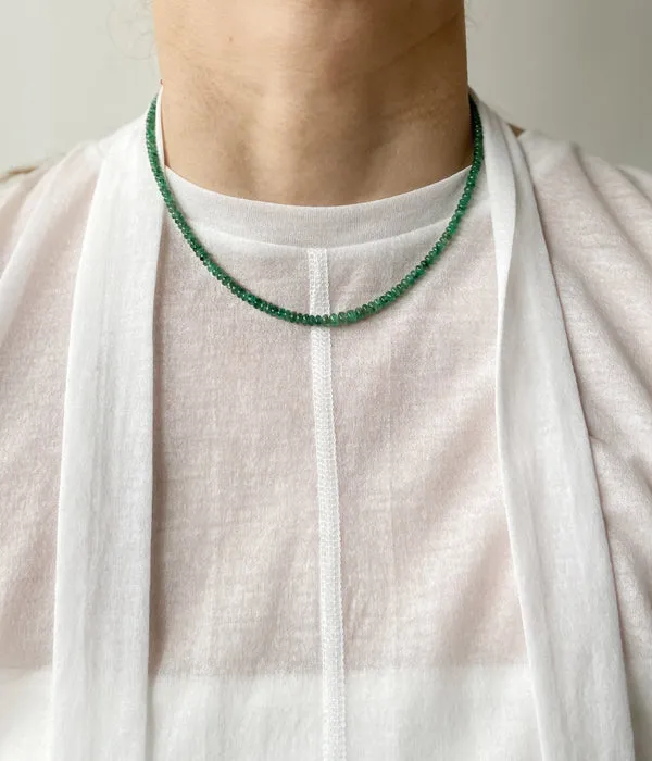 R.ALAGAN/SMALL SHOKA COLLAR(EMERALD)