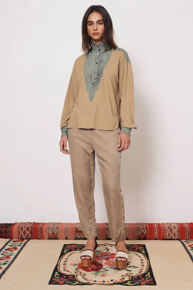 Raquel Allegra Fez Pant Khaki