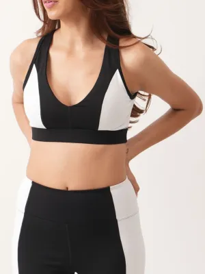 Ray Sports Bra in Black & White