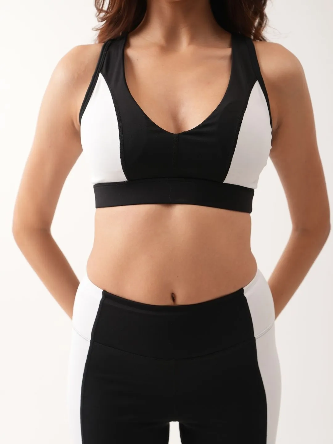 Ray Sports Bra in Black & White