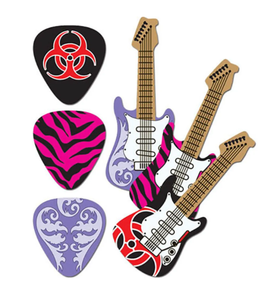 Rock Star Eraser Set (24/unit), #3612 (E-43)