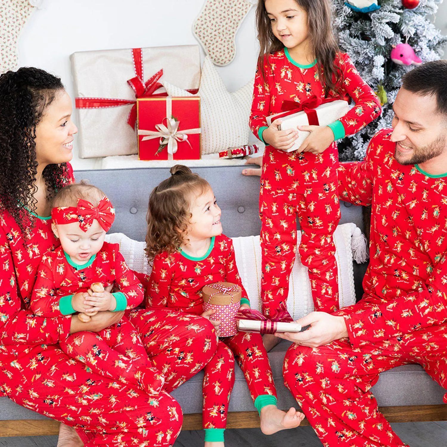 Rollicking Reindeer Pajamas