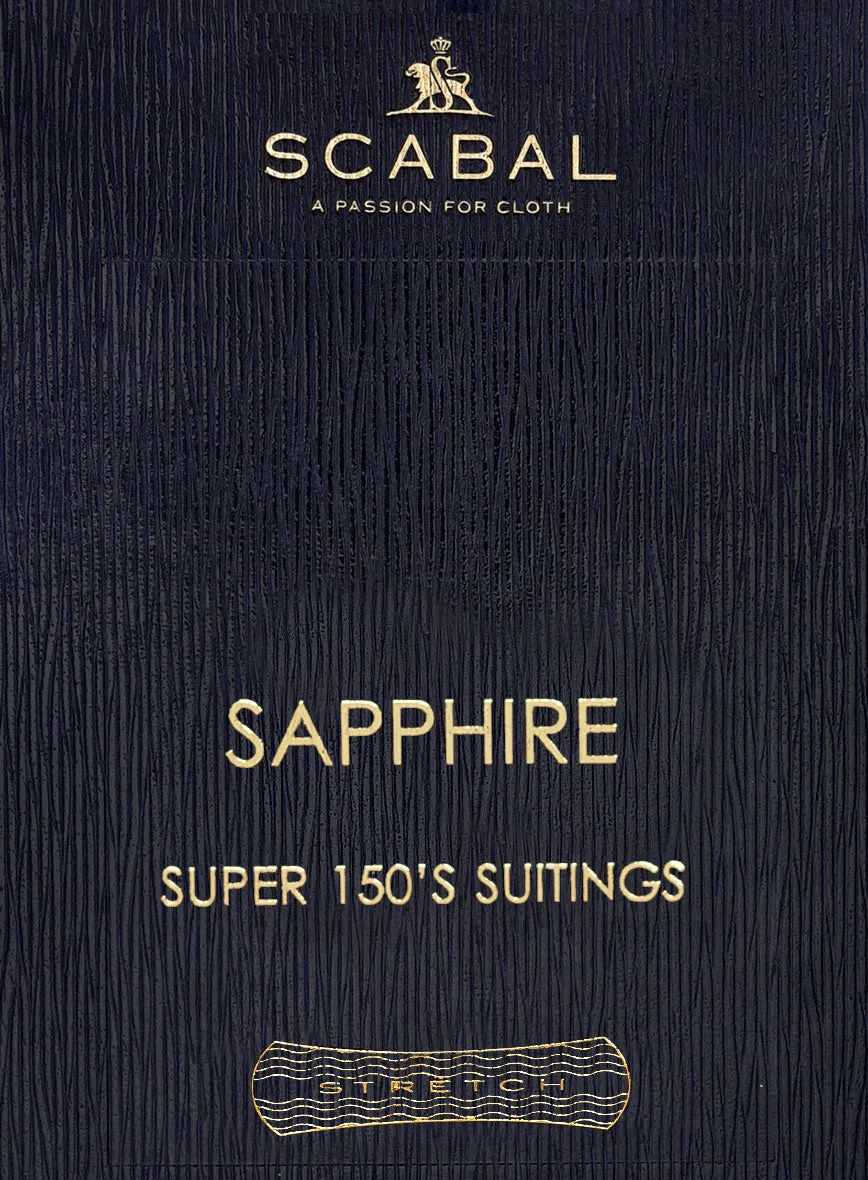 Scabal Sapphire Celmar Gray Wool Jacket