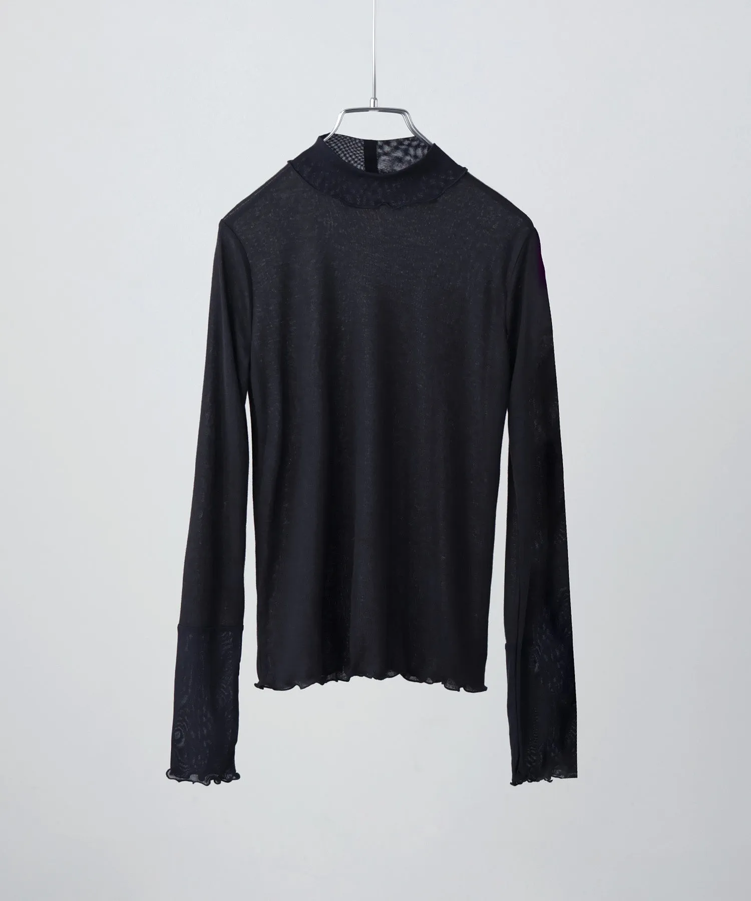 Sheer mellow switching tops
