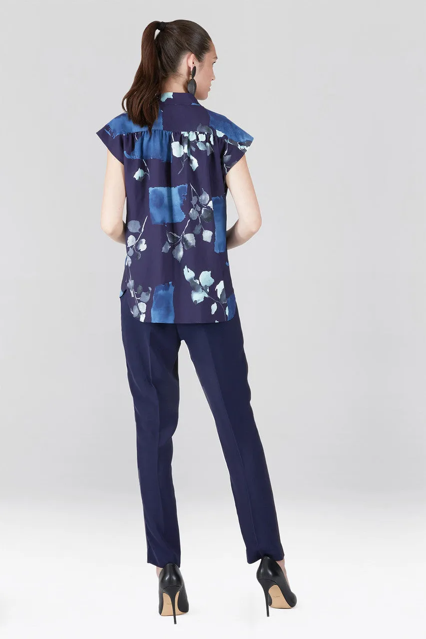 Solid Fluid Crepe Pants