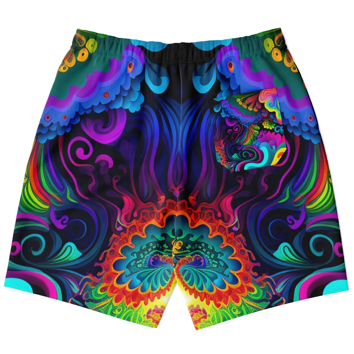 SUMMER VIBES Athletic Long Shorts - ACIDMATH AI