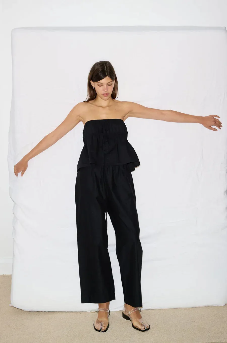 THE EASE TROUSER - BLACK