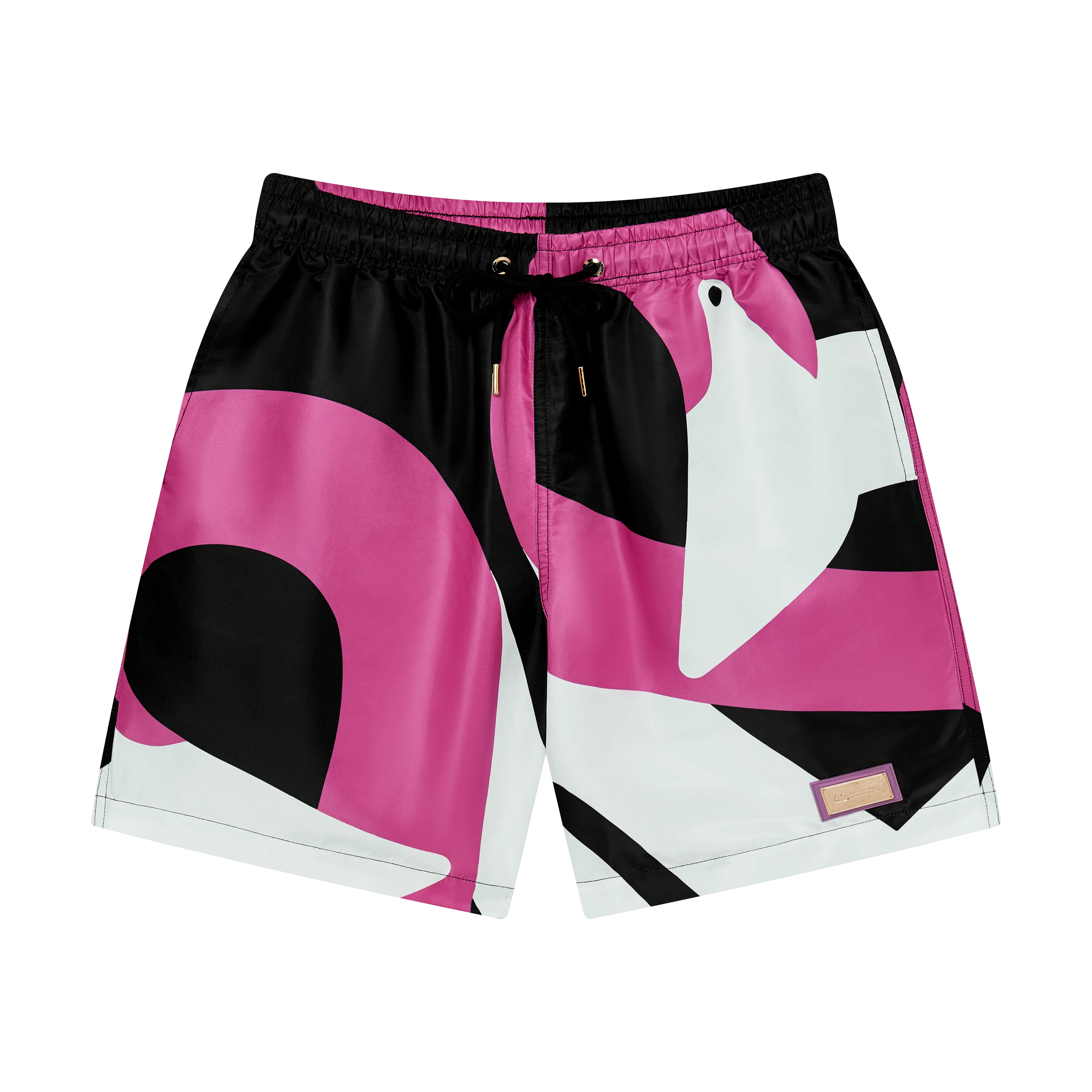 THE TERIDAE VIBES SHORTS-BLACK