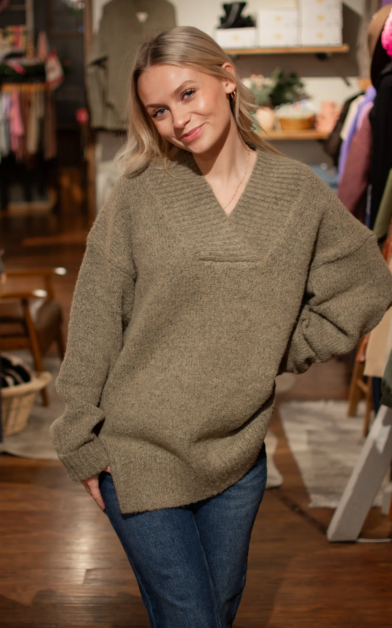 Too Cool Slouchy Sweater