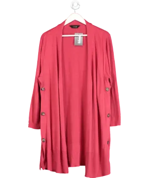 Yours Pink Longline Cardigan UK 26