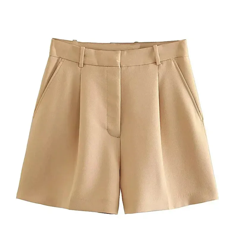 Zarli High-Waist Shorts