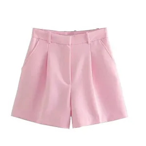 Zarli High-Waist Shorts